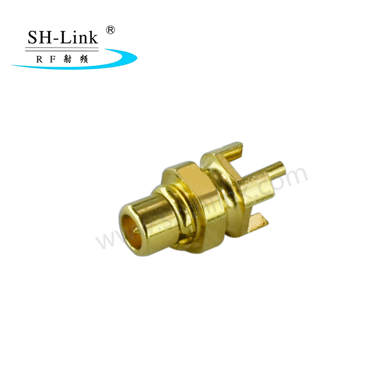 RF coaxial MMCX male connector, PCB connector